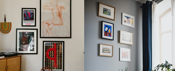 A photo wall is a real eye-catcher