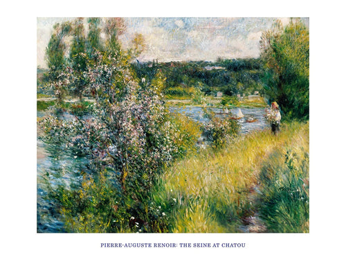 Art Print Auguste Renoir The Seine at Chatou 80x60cm REN 91 | Yourdecoration.co.uk