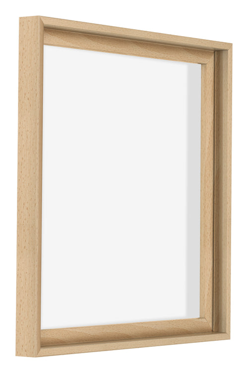Lyon MDF Canvas Floater Frame 1 1 Beech Front Oblique | Yourdecoration.co.uk