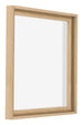 Lyon MDF Canvas Floater Frame 1 1 Beech Front Oblique | Yourdecoration.co.uk
