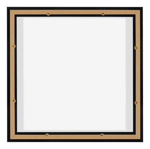 Lyon MDF Canvas Floater Frame 1 1 Black Matte Back | Yourdecoration.co.uk