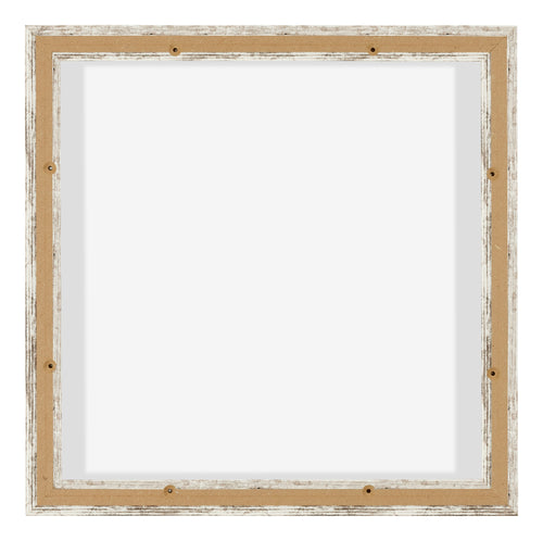 Lyon MDF Canvas Floater Frame 1 1 White Vintage Back | Yourdecoration.co.uk