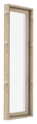 Lyon MDF Canvas Floater Frame 1 3 Sonoma Oak Front Oblique | Yourdecoration.co.uk