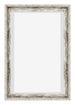 Lyon MDF Canvas Floater Frame 2 3 White Vintage Front | Yourdecoration.co.uk