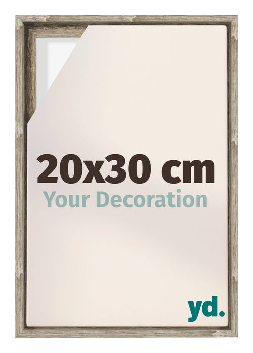 Lyon MDF Canvas Floater Frame 20x30cm Sonoma Oak Voorzijde Maat | Yourdecoration.co.uk