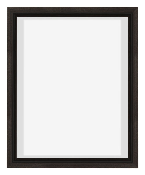 Lyon MDF Canvas Floater Frame 4 5 Oak Dark Front | Yourdecoration.co.uk