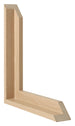 Lyon MDF Canvas Floater Frame Beech Intersection | Yourdecoration.co.uk