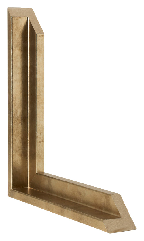 Lyon MDF Canvas Floater Frame Gold Antique Intersection | Yourdecoration.co.uk