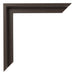 Lyon MDF Canvas Floater Frame Oak Dark Corner | Yourdecoration.co.uk