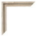 Lyon MDF Canvas Floater Frame Sonoma Oak Corner | Yourdecoration.co.uk