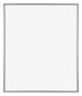 Annecy Plastic Photo Frame 25x30cm Silver Front | Yourdecoration.co.uk