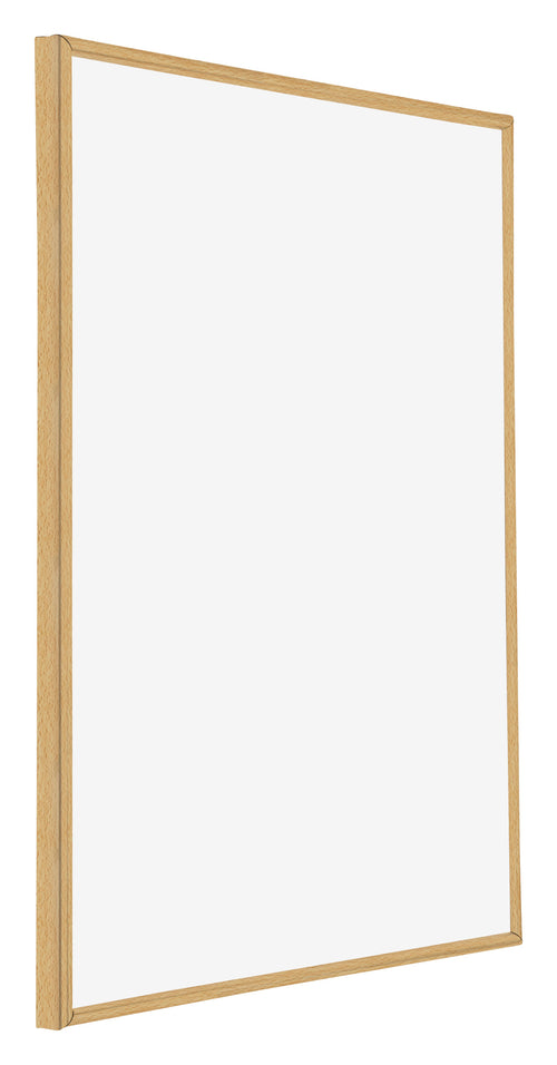 Annecy Plastic Photo Frame 28x35cm Beech Front Oblique | Yourdecoration.co.uk