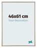 Annecy Plastic Photo Frame 46x61cm Champagne Front Size | Yourdecoration.co.uk