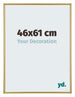 Annecy Plastic Photo Frame 46x61cm Gold Front Size | Yourdecoration.co.uk
