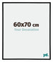 Annecy Plastic Photo Frame 60x70cm Black High Gloss Size | Yourdecoration.co.uk