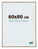 Annecy Plastic Photo Frame 60x80cm Champagne Front Size | Yourdecoration.co.uk