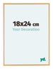 Austin Aluminium Photo Frame 18x24cm Gold Vintage Front Size | Yourdecoration.co.uk