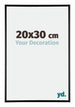 Austin Aluminium Photo Frame 20x30cm Black High Gloss Front Size | Yourdecoration.co.uk
