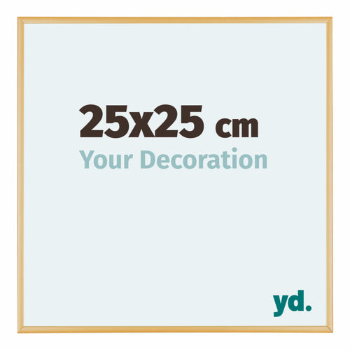 Austin Aluminium Photo Frame 25x25cm Gold Vintage Front Size | Yourdecoration.co.uk