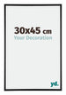 Austin Aluminium Photo Frame 30x45cm Black High Gloss Front Size | Yourdecoration.co.uk