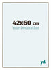 Austin Aluminium Photo Frame 42x60cm Champagne Front Size | Yourdecoration.co.uk