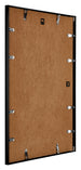 Austin Aluminium Photo Frame 48x67cm Black High Gloss Back Oblique | Yourdecoration.co.uk