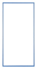 Austin Aluminium Photo Frame 50x100cm Steel Blue Front | Yourdecoration.co.uk