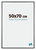 Austin Aluminium Photo Frame 50x70cm Black High Gloss Front Size | Yourdecoration.co.uk