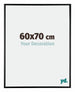 Austin Aluminium Photo Frame 60x70cm Black High Gloss Front Size | Yourdecoration.co.uk