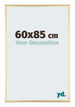 Austin Aluminium Photo Frame 60x85cm Gold Shiny Front Size | Yourdecoration.co.uk