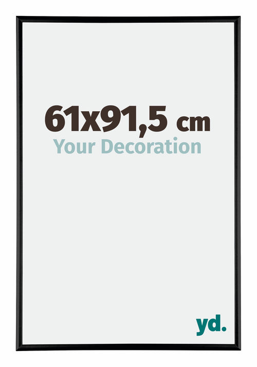 Austin Aluminium Photo Frame 61x91 5cm Black High Gloss Front Size | Yourdecoration.co.uk