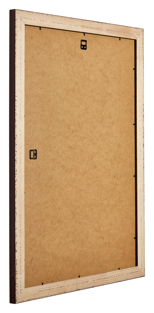 Birmingham Wooden Photo Frame 20x28cm Brown Back Oblique | Yourdecoration.co.uk