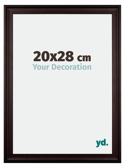 Birmingham Wooden Photo Frame 20x28cm Brown Front Size | Yourdecoration.co.uk