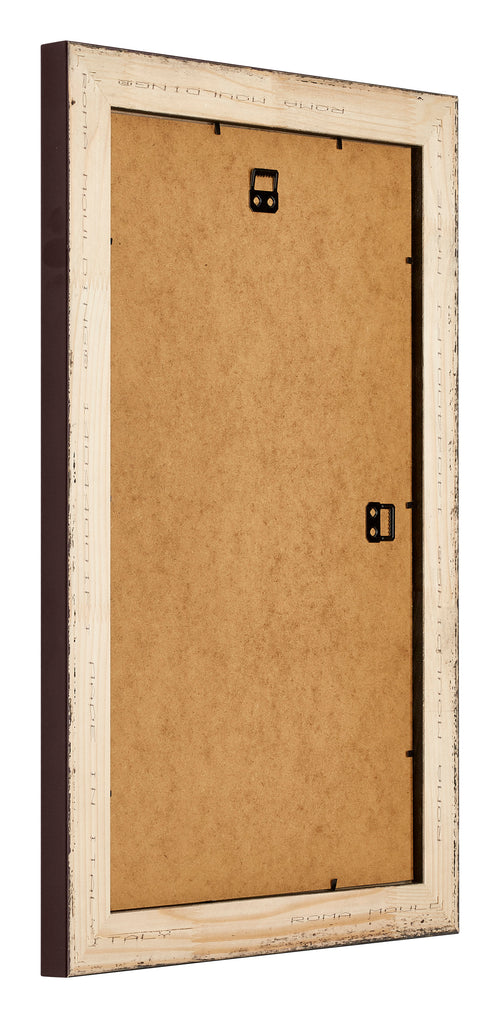Birmingham Wooden Photo Frame 30x50cm Brown Back Oblique | Yourdecoration.co.uk