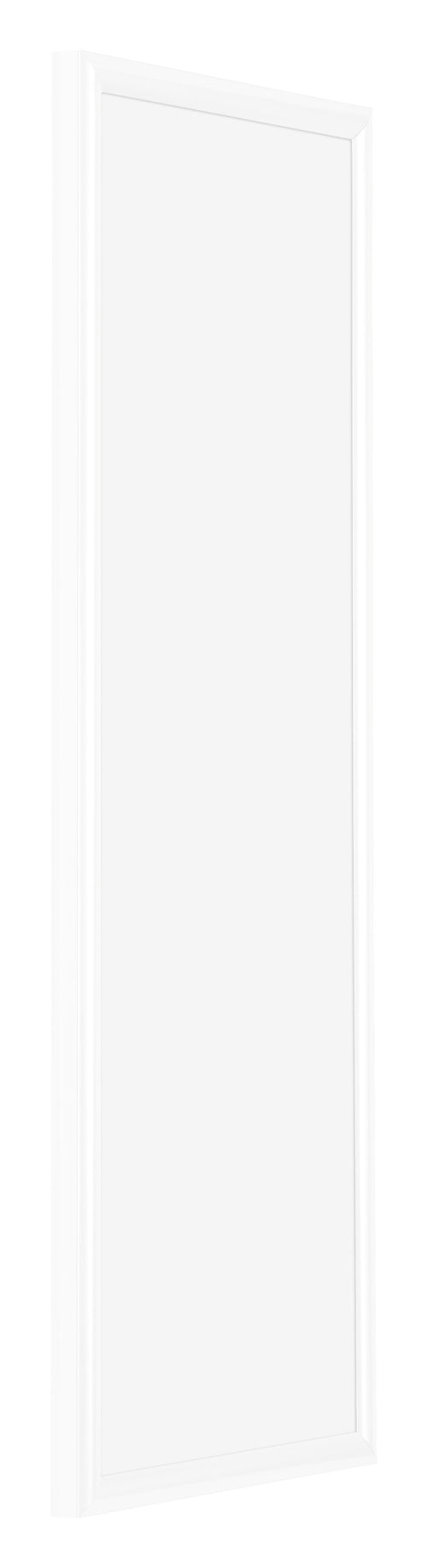 Bordeaux Plastic Photo Frame 25x75cm White High Gloss Front Oblique | Yourdecoration.co.uk