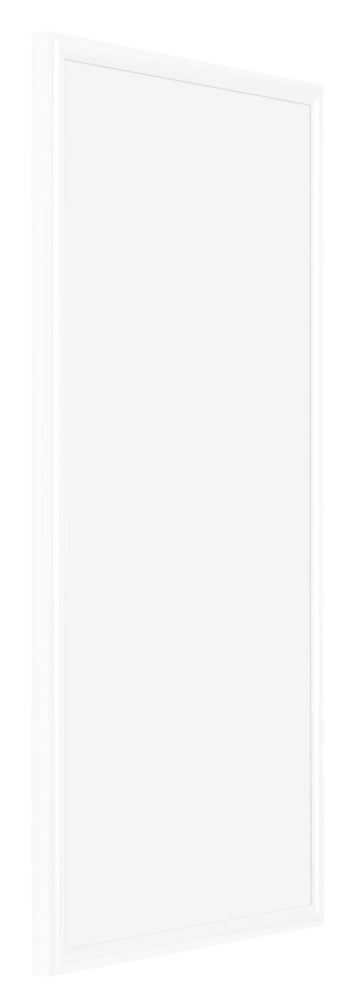Bordeaux Plastic Photo Frame 40x70cm White High Gloss Front Oblique | Yourdecoration.co.uk