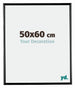 Bordeaux Plastic Photo Frame 50x60cm Black High Gloss Front Size | Yourdecoration.co.uk