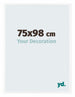 Bordeaux Plastic Photo Frame 75x98cm White High Gloss Front Size | Yourdecoration.co.uk