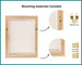 Canvas Floater Frame Back Materials | Yourdecoration.co.uk