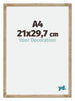 Catania MDF Photo Frame 21x29 7cm A4 Gold Size | Yourdecoration.co.uk