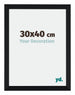 Catania MDF Photo Frame 30x40cm Black Size | Yourdecoration.co.uk