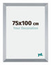 Catania MDF Photo Frame 75x100cm Silver Size | Yourdecoration.co.uk