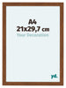 Como MDF Photo Frame 21x29 7cm A4 Oak Rustic Front Size | Yourdecoration.co.uk