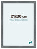 Como MDF Photo Frame 21x30cm Iron Swept Front Size | Yourdecoration.co.uk
