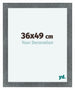 Como MDF Photo Frame 36x49cm Iron Swept Front Size | Yourdecoration.co.uk