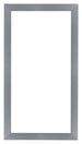 Como MDF Photo Frame 45x80cm Aluminium Brushed Front | Yourdecoration.co.uk