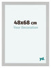 Como MDF Photo Frame 48x68cm White Woodgrain Front Size | Yourdecoration.co.uk