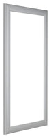 Como MDF Photo Frame 50x100cm Silver Matte Front Oblique | Yourdecoration.co.uk