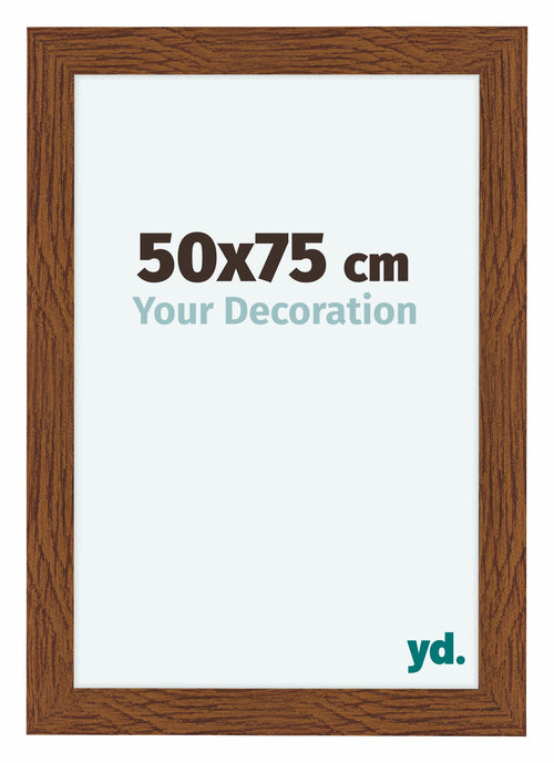 Como MDF Photo Frame 50x75cm Oak Rustic Front Size | Yourdecoration.co.uk