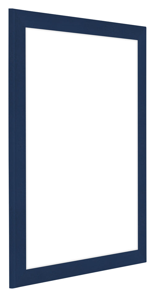 Como MDF Photo Frame 55x65cm Dark Blue Swept Front Oblique | Yourdecoration.co.uk
